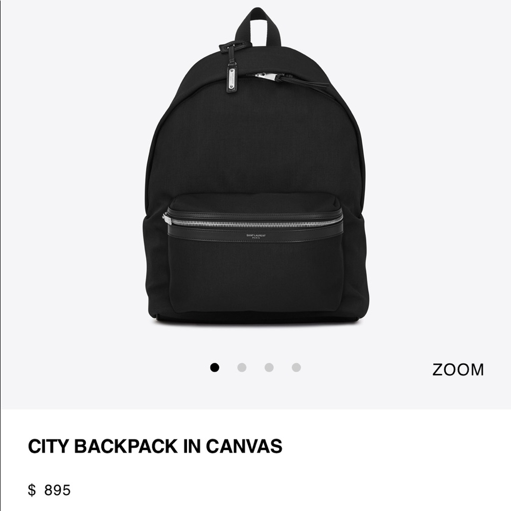 Saint Laurent Canvas Backpack - Medium